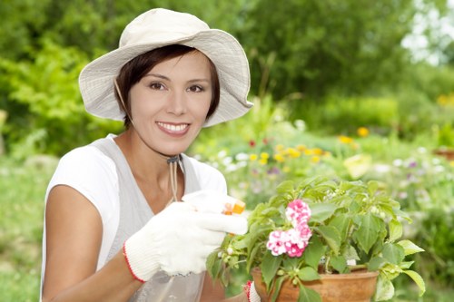 Reusable garden materials prepared for charity donation